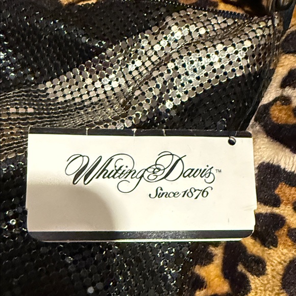 Whiting & Davis Black and Gold Mesh Evening Bag - Picture 3 of 8